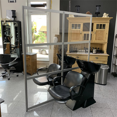 Hygienewand Virenschutzwand Stellwand Raumteiler Hygiene Verkauf Arbeitsplatzschutz